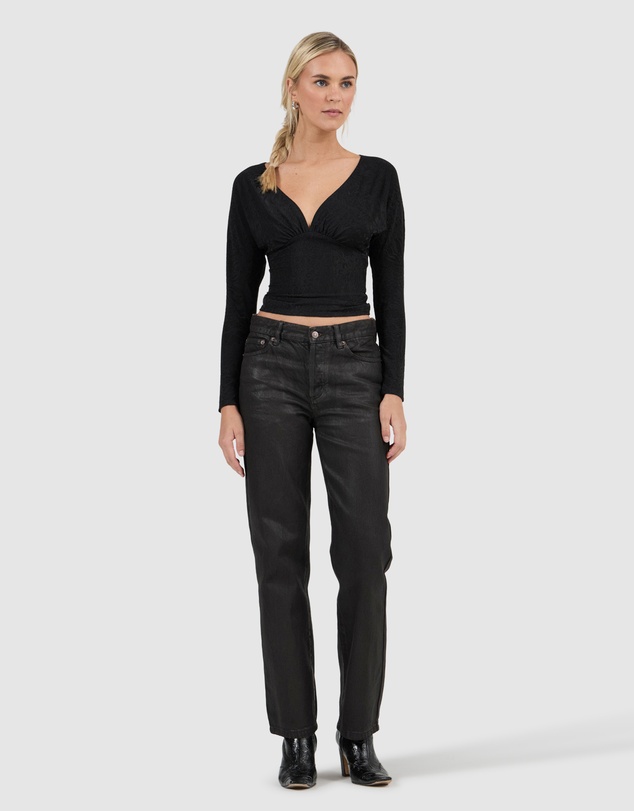 Rolla's - 90'S Boyfriend Jean - Espresso Coated