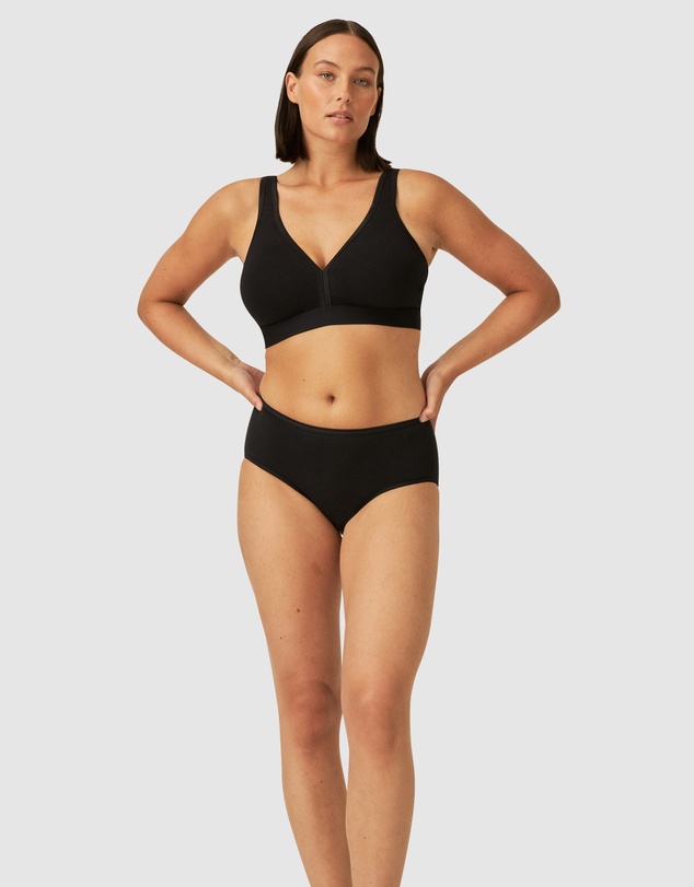 Naturana - Athleisure Cotton Padded Strap Wirefree Bra