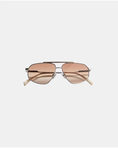 Soda Shades - Rozalia Russia x Soda Shades - Shade 002 Silver Gold