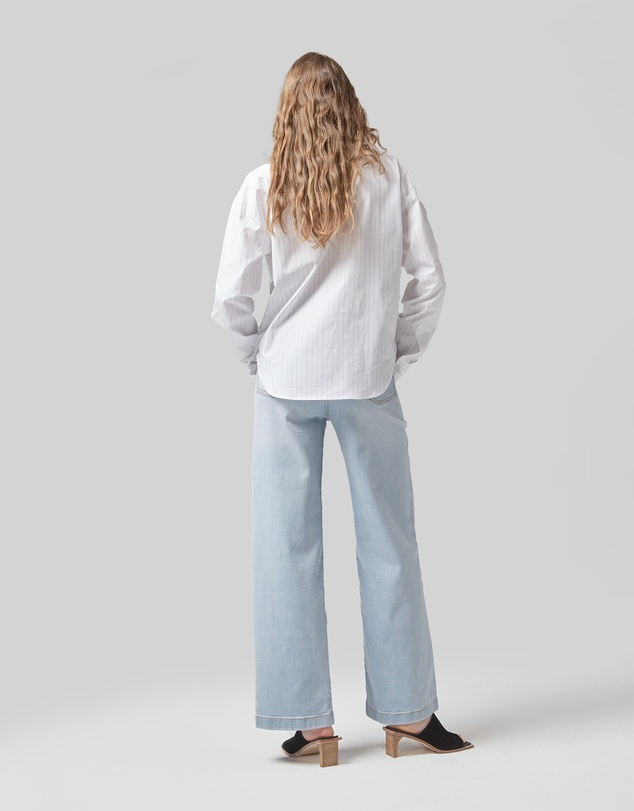 DRICOPER DENIM - Carrie Sunbleached Wide Straight Leg Jeans
