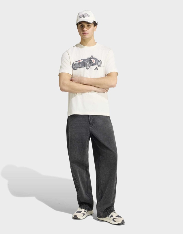 adidas Performance - MERCEDES - AMG PETRONAS FORMULA 1 TEAM SILVER ARROWS 1955 GRAPHIC TEE Mens