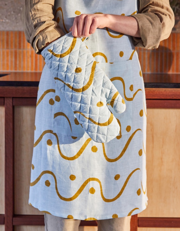 Mosey Me - Whitewash Apron