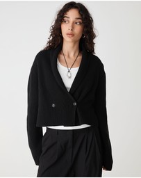 Forcast - Avery Shawl Collar Cardigan