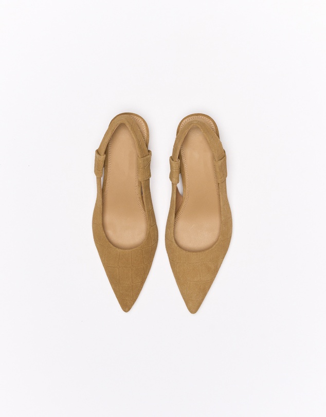 Walnut Melbourne - Thora Leather Heel