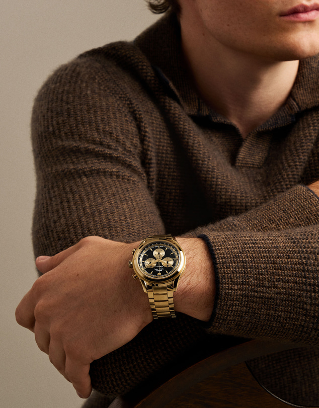 Fossil - Signature CS-1 Gold Tone Chronograph Watch