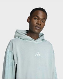 adidas Sportswear - ALL SZN French Terry Washed Hoodie Mens
