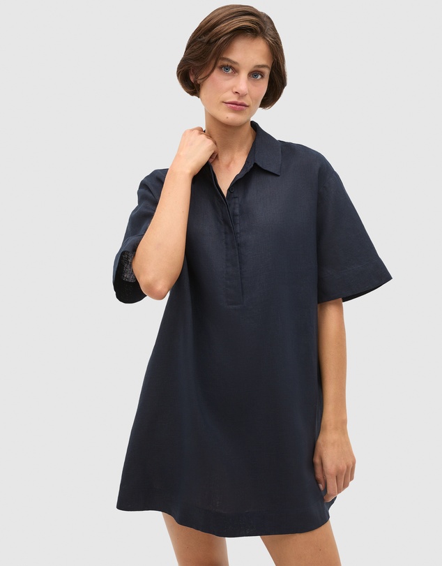 Seed Heritage - Linen Shirt Mini Dress