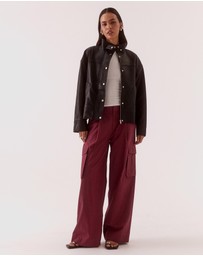 SOVERE - Verin Faux Leather Jacket