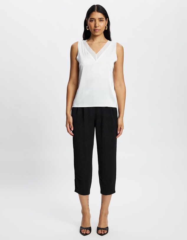 Mossée - Luna Silk Cropped Pants