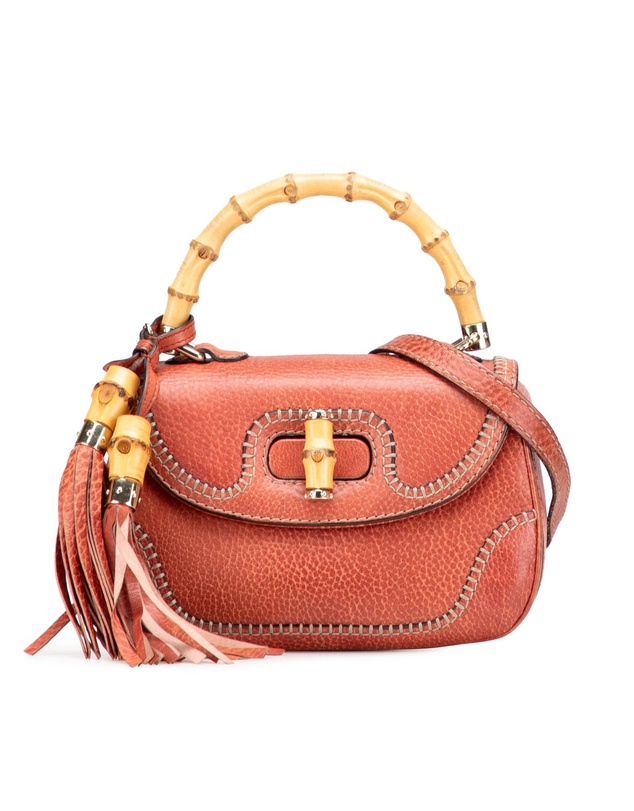 Pre-Loved by Azura Reborn - Pre-Loved gucci Elegant Crafted Leather Top Handle Bag with Tassels