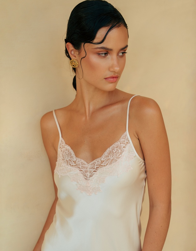 GINIA - Silk Lace Chemise