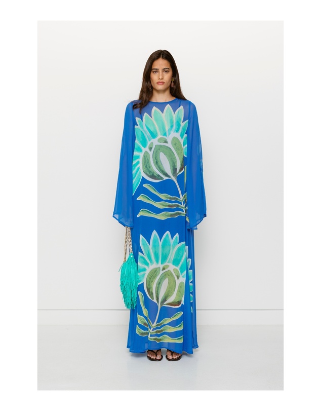 The Wolf Gang - Solsana Long Sleeve Dress - Fern