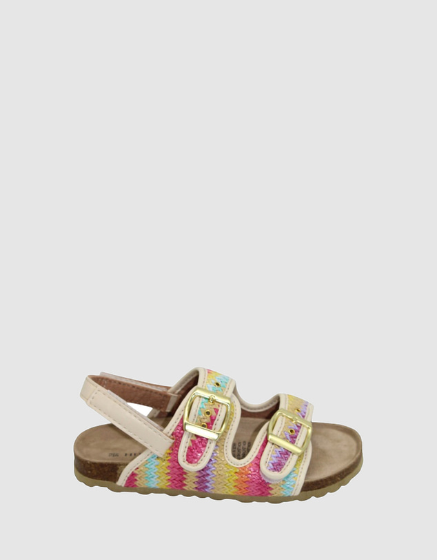 Human - Kids Gracie Raffia Sandals Rainbow