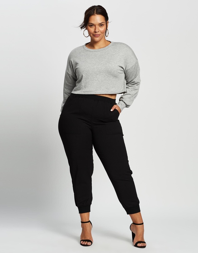 Love Your Wardrobe - Bree Relaxed Rib Cuff Pants