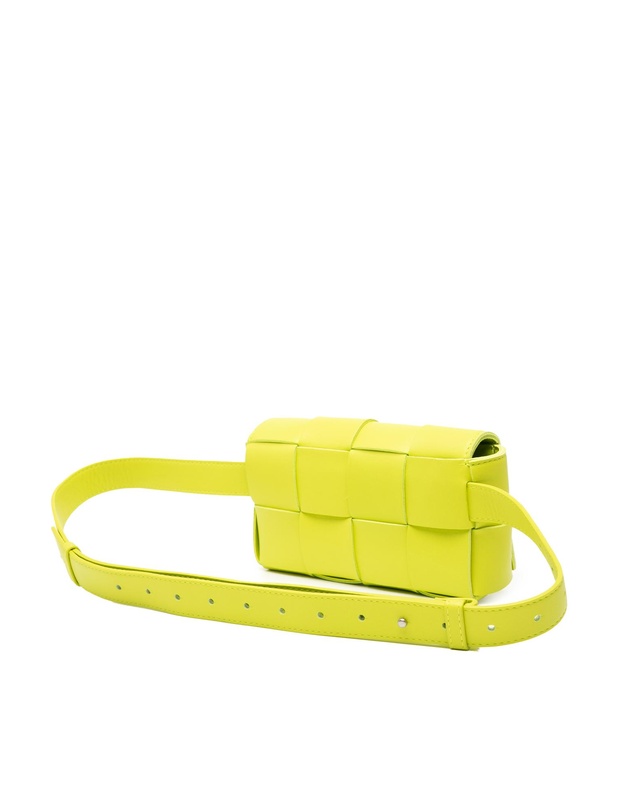 Bottega Veneta - Pre-Loved Mini Nappa Intrecciato Cassette Belt Bag