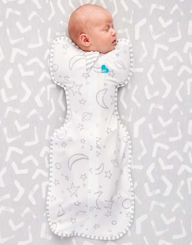 Love to Dream - Swaddle Up 1.0 TOG Bamboo Stars & Moon in Cream