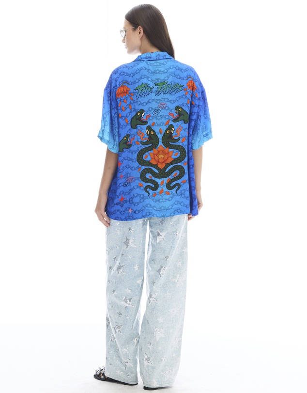 THE TALES - Snake Chain oversized Shirt