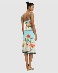 With Harper Lu - Midi Skirt Mesh