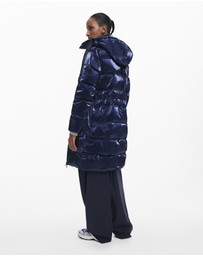 Desigual - Long Iridescent Padded Coat