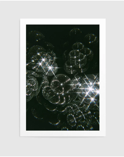 Olive et Oriel - Disco Kaleidoscope - Portrait by Samantha Hearn Art Print