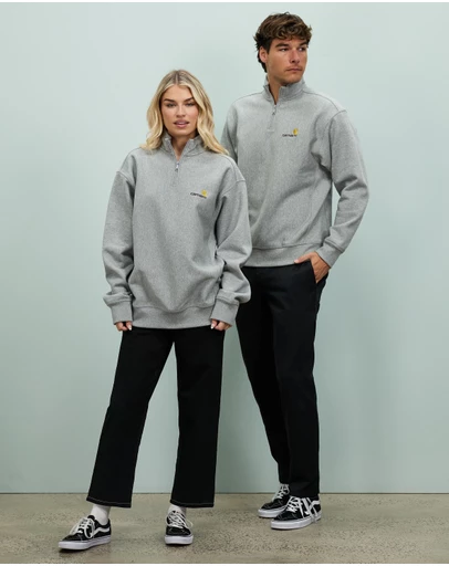 Carhartt WIP - Half Zip American Script Sweatshirt - Unisex