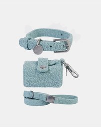 Lilly + Dash - Dog Walking Set – Matching Leash, Waste Bag Holder and Collar