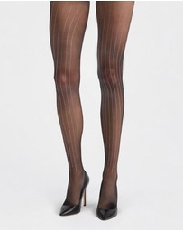 High Heel Jungle - Linear Crystal Tights