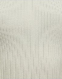 White By FTL - Pansy Rib Top