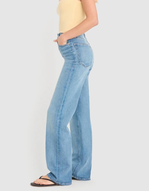 Good American - Soft Tech Good Legs Straight Jeans