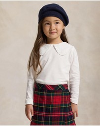 Polo Ralph Lauren - Ruffled Cotton Jersey Tee - Kids