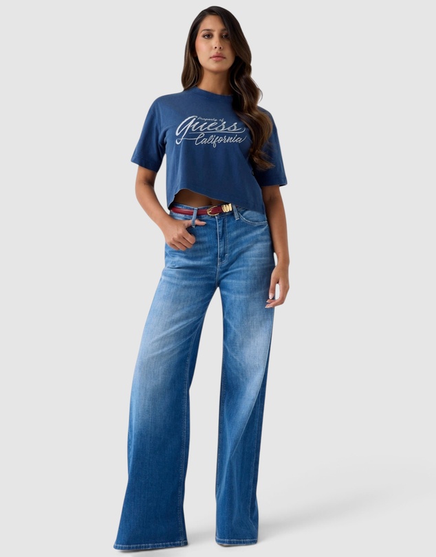 GUESS - Short Sleeve Effect Logo Tee