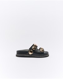 Goldie The Label - Shae Leather Slide