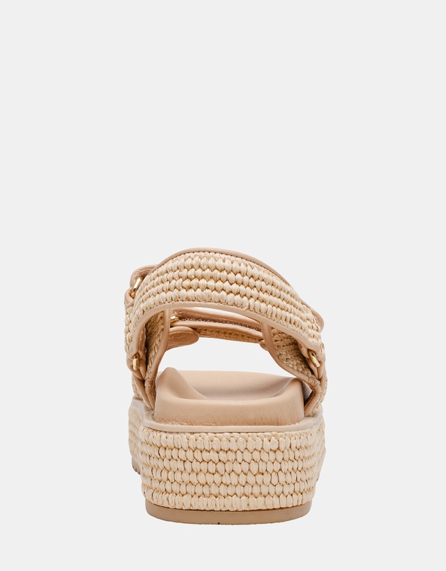 Steve Madden - Bigmona Natural Raffia Sandals
