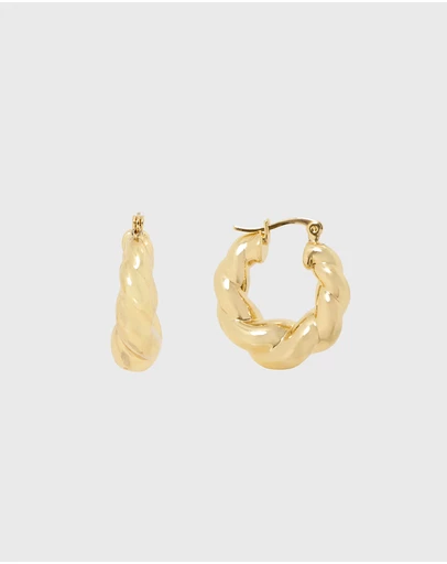 Forcast - Elle 16k Gold Plated Earrings