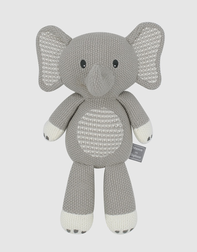 Living Textiles - Knitted Toy - Mason the Elephant