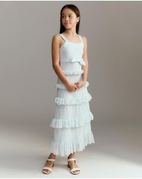 Bardot Junior - Alicia Tiered Maxi Dress - Kids-Teens