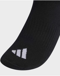 adidas Performance - 3-Stripes Cushioned Crew Socks 3 Pair Pack Unisex