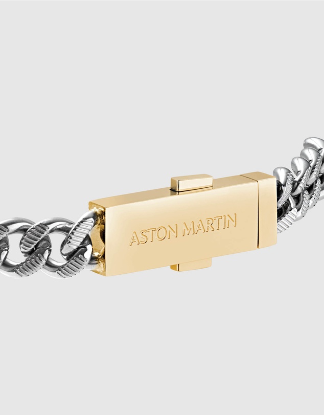 Aston Martin - UCD Rhodium & Yellow Gold-Tone Chain Bracelet
