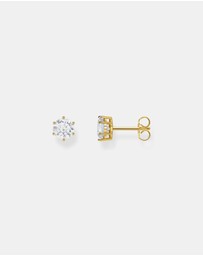 THOMAS SABO - Ear studs with white zirconia in brilliant cut