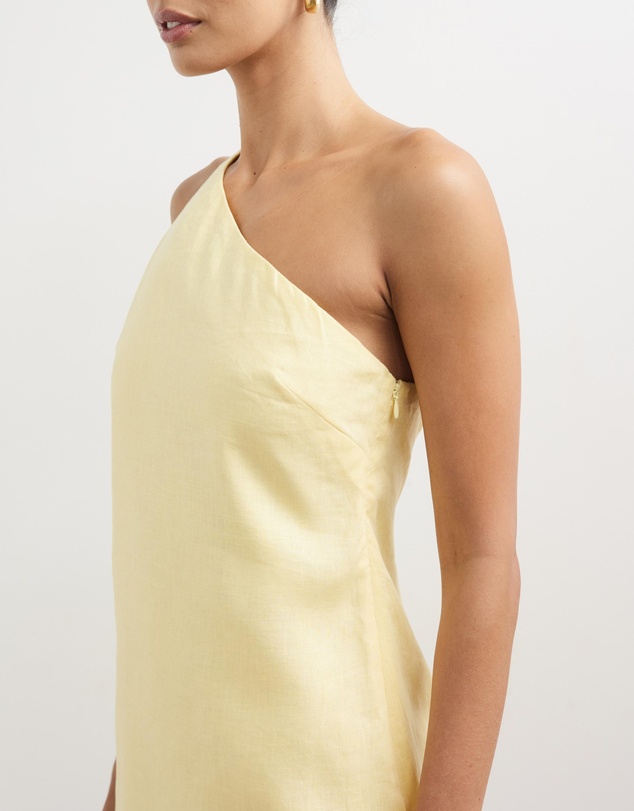 Revibe - Repaired Lover Alora One Shoulder Mini Dress - AU 12