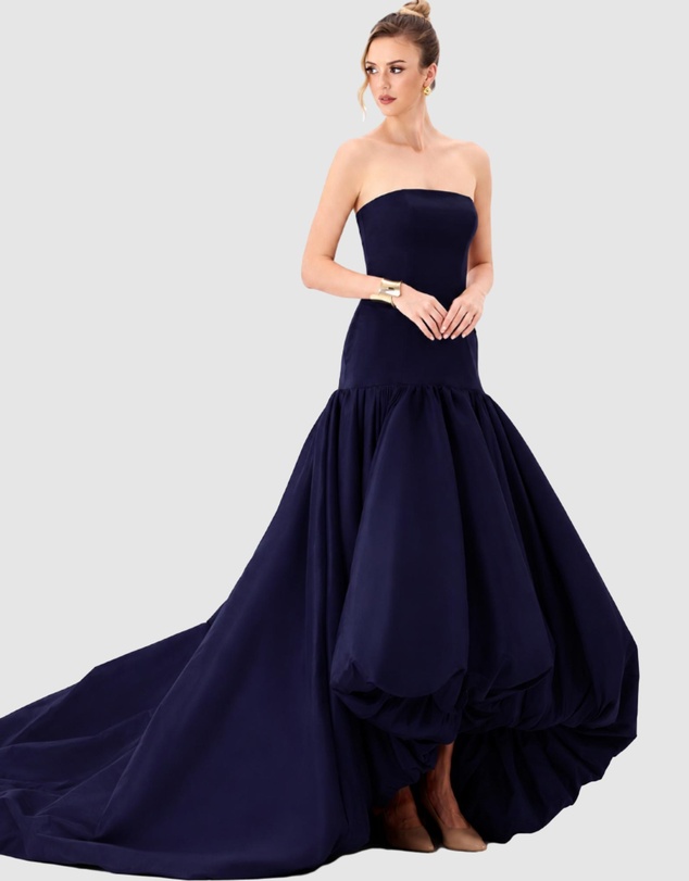 Bariano - Allegra Strapless Balloon Gown