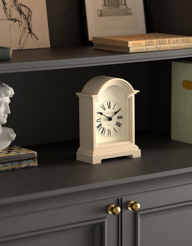 Newgate - Newgate Fillmore Mantel Clock-Vanilla Cream
