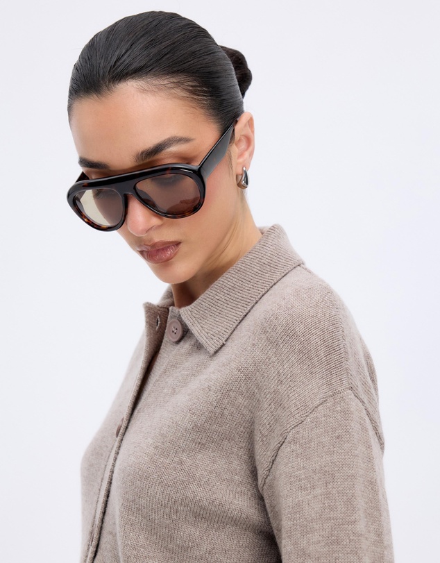 Minima Esenciales - Zoe Merino Wool Cashmere Blend Cardigan