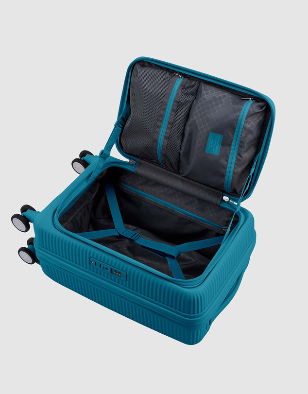 American Tourister - Curio Book Opening Carry-On Small 55cm Suitcase Expandable