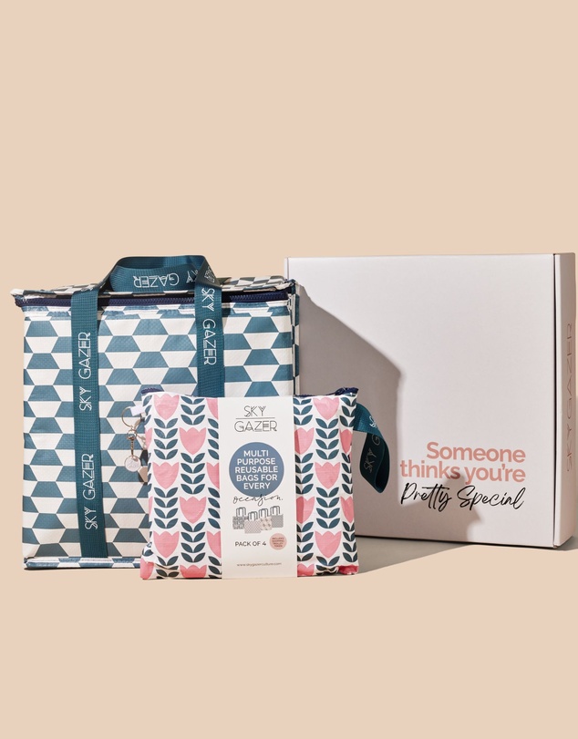 Sky Gazer - Shopping Bundle- Gift Box Hamper- Navy
