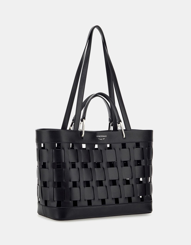 Emporio Armani - Wide Weave Shopping Bag