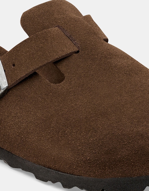 Birkenstock - Boston SFB Tonal Footbed Suede Leather Narrow - Unisex