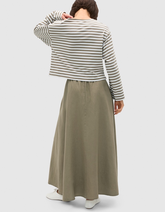 Seed Heritage - Core Linen Midi Skirt