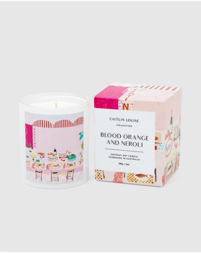 Caitlin Louise Collection - Blood Orange & Neroli Scented Artist Candle
