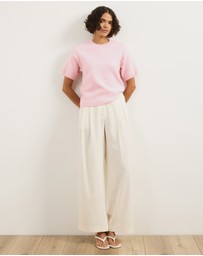 Atmos&Here - Ayla Knitted Boxy T-Shirt